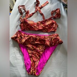 Anthropology twopiece bathing suit